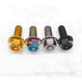 Hot Sale Titanium Alloy Flange Bolt For Motorcycle